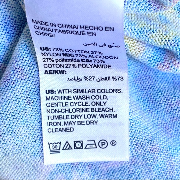 Chico's Ikat Sleeveless Light Knit Abstract  Tank Size XL 3 - Picture 5 of 7